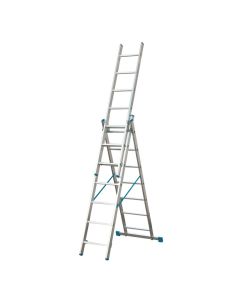ELKOP Trodelne Aluminijumske Merdevine 3x7 - 4m - 1564-1