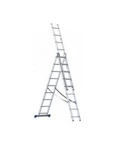 ELKOP Trodelne Aluminijumske Merdevine 3x9 - 5,3m - 1566-1