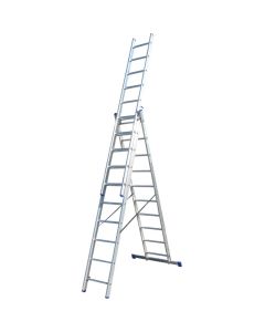 ELKOP Trodelne Aluminijumske Merdevine 3x10 - 5,8m - 1567-1-1