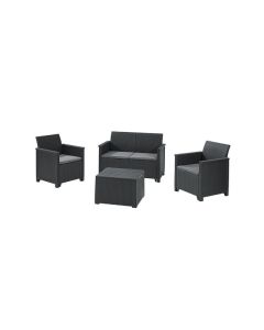 CURVER Baštenska garnitura Elodie 2 seater grafit CU 253948