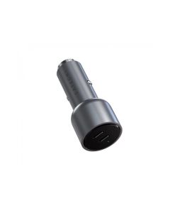 SATECHI Auto punjač 40W Dual USB-C PD, srebrna - 158169