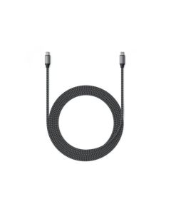 SATECHI USB-C na USB-C 100W Braided ST-TCC2MM, 2m, siva - 158708