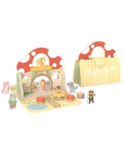 TOOKY TOY Drvena bajka crvenkapa