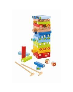 Tooky toy drvena jenga životinje 704