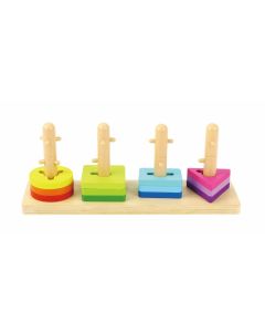 Tooky toy drveni geometrijski oblici 497