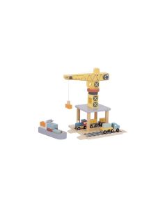 Tooky toy drveni kran tj192