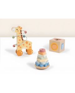 Tooky toy drvena žirafa 3u1 tp521