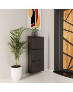 HANAH HOME Cipelarnik Metal, antracit