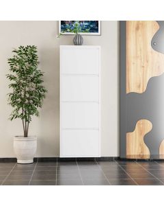 HANAH HOME Cipelarnik Metal, bela