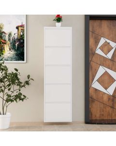HANAH HOME Cipelarnik Metal, bela