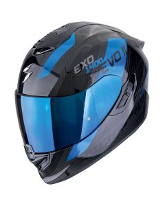 SCORPION Exo-1400 evo ii carbon air platted black blue kaciga - 15SCO14048366L