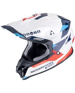 SCORPION Vx-16 evo air rod white-red-blue kaciga - 15SCO146473125XXL