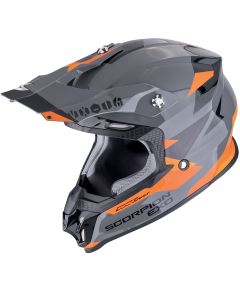 SCORPION Vx-16 evo air rod grey-orange kaciga - 15SCO146473351XL