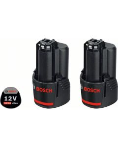 BOSCH AKUMULATOR 2 X GBA 12V 3.0AH U KARTONSKOJ KUTIJI - 1600A00X7D