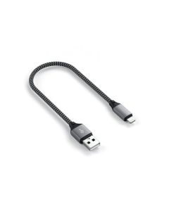 SATECHI USB-A na Lightning Braided, 0.25m, siva - 160119