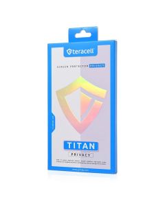 Teracell Zaštitno staklo Tempered Glass Privacy Titan 2.5D za iPhone 18 Pro Max 6.9 crni