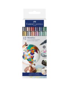 FABER CASTELL Flomaster marker metallics 1/12 160713 - F393