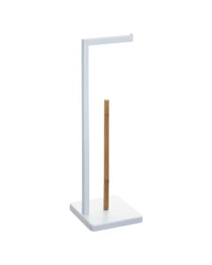 FIVE Držač toaletnog papira natureo 64,5x20x20cm metal/bambus bel - 160925A
