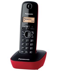 PANASONIC Bežični telefon KX-TG1611FXR, crna/crvena - 0401208