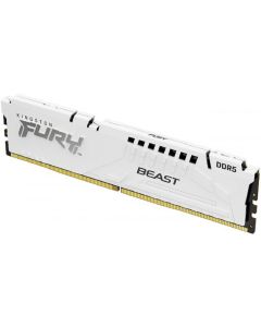 KINGSTON DDR5 32GB (2x16GB) 5600MHz CL40 DIMM [FURY Beast] White XMP KF556C40BWK2-32 - 161734