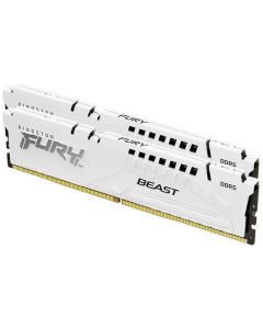 KINGSTON DIMM DDR5, 64GB (2x32), 6.000MHz, FURY Beast White EXPO (KF560C36BWEK2-64) - 162278