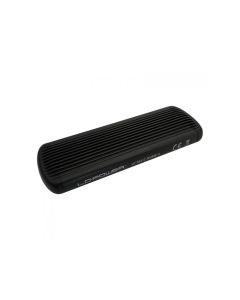 LC POWER SSD Rack LC-M2-C-NVME-2 Enclosure for NVMe M.2 SSD USB3.2 Gen.2x1 Type C Black - 164546