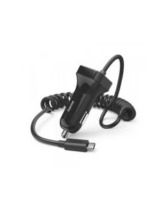HAMA Auto punjač, USB Tip-C, 12W, crna - 164620