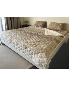 VIKTORIJA Viktorija set frotir/pamuk prekrivač Gold 200x200cm - VLK000281-gol