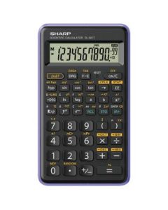 SHARP Kalkulator tehnički 10+2mesta 146 funkcija  EL-501TB-VL crno ljubičasti blister - 16568