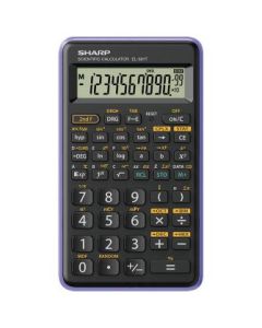 SHARP Kalkulator tehnički 10+2mesta 146 funkcija  EL-501T-VL crno ljubičasti - 16571