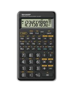 SHARP Kalkulator tehnički 10+2mesta 146 funkcija EL-501T-WH crno beli - 16572