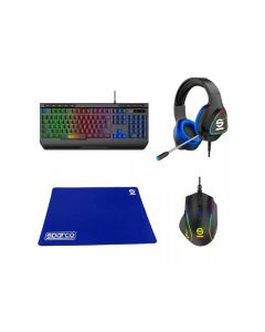SPARCO Pole Position SPGAMEKITPRO Gejmerski komplet 4u1 - 165856
