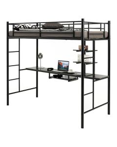 Izdignuti krevet sa radnim stolom 200x90x180cm - 1675-1-1-1