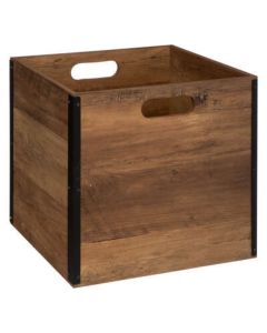 FIVE Kutija za odlaganje 30,5x30,5x30,5cm mdf/drvo braon - 167865