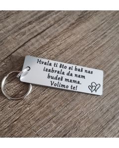 Happy Pumpkin Privezak za ključeve Hvala ti mama 1 P322 - P322