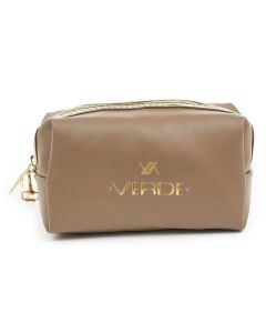 VERDE Neseser cetvrtasti sa zlatnim paspulom 0237, 18×7×10 cm