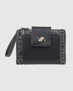 VERDE Novčanik ženski mali sa zmijskom šaraom 1513, 14,5x2x10cm