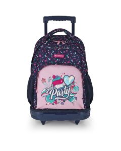 GABOL Ranac školski sa točkićima RASKLOPIV 34x46x20 cm 23 l - 1,8 kg Party