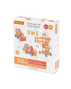 POLESIE Konstruktor set 3u1 Mladi inženjer 235 delova - 17-86648
