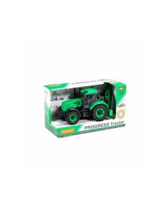 POLESIE Traktor sa kašikom Progress, zelena - 17-91536