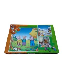 Puzzle 9,12,16 - Tri praseta - 9788660572228