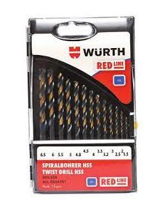 WURTH Set HSS spiralnih burgija 1.5-6.5mm 13kom - 0624701