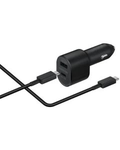 SAMSUNG Auto punjač Type C 45W & Usb A 15W + Kabl type C-Type C, crna - 75180-1