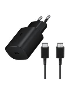 Kucni punjac PD Fast charger 25W 3A PPS za Samsung HQ sa PD Type C kablom CE crni - 206234
