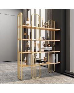 HANAH HOME Polica Sierra, zlatna