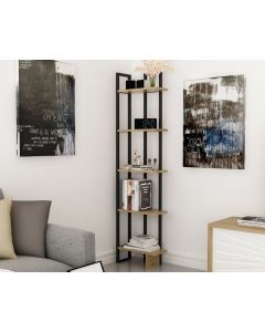 HANAH HOME Polica za knjige Alice Black Ud - 171801