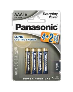 PANASONIC Baterije LR03EPS/6BP-AAA alkaline Everyday 6/1 - 85006