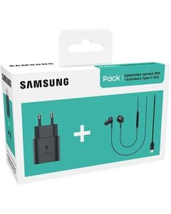 SAMSUNG Set punjač 25w i slušalice AKG Type-C, crna - 75235-1