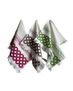 VIKTORIJA Set od 6 kuhinjskih krpa Zakard dezen broj 7 - VLK000113-zakard7