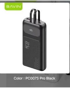 BAVIN Power bank 20000mAh 22.5W, crna - 90313